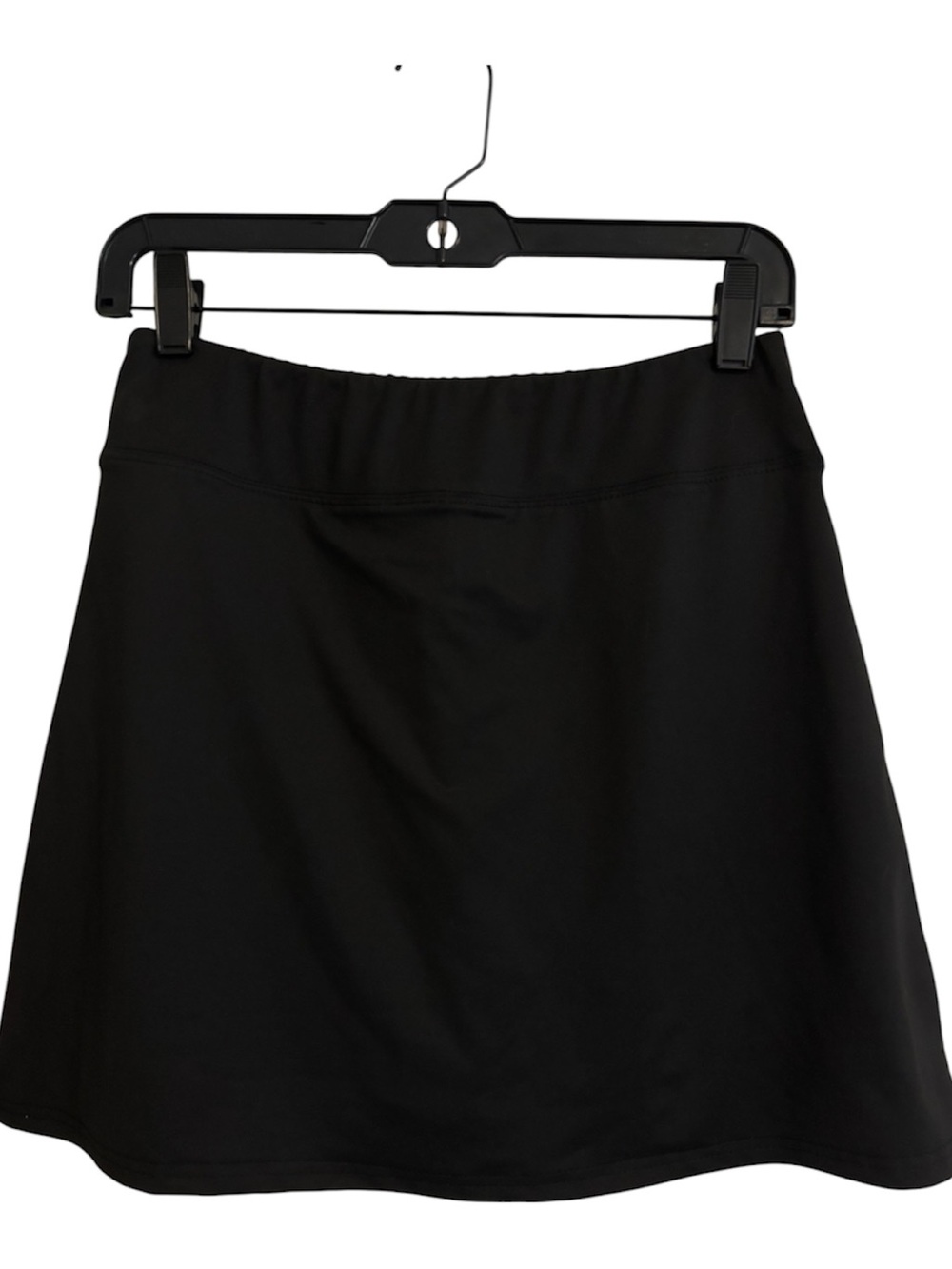 Medium Black Women's Skort - Stretch A-Line Pickle Ball Tennis